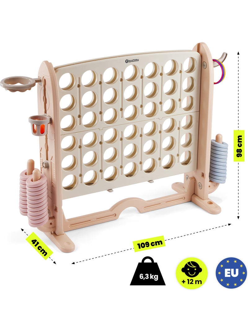 Centre de Jeux 4 en 1 en PEHD Puissance 4 Basket Anneaux et Golf Dim 109x41 cm N/A - Kiabi