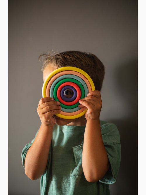 Cercles colorés en silicone - Kiabi