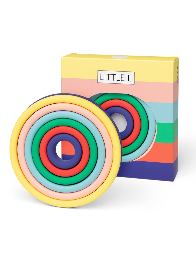 Cercles colorés en silicone Jaune - Kiabi