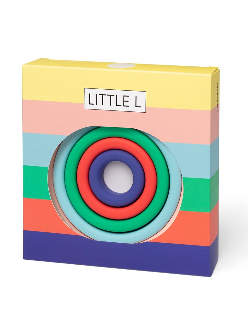 Cercles colorés en silicone Jaune - Kiabi