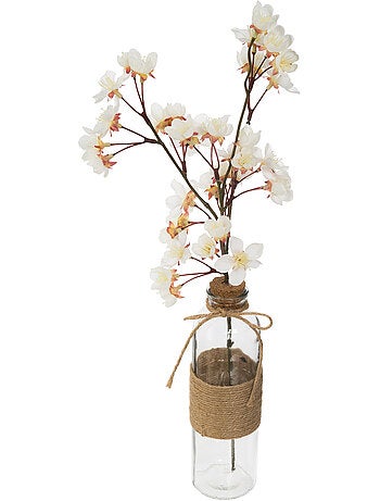 Cerisier artificiel en vase de verre dream