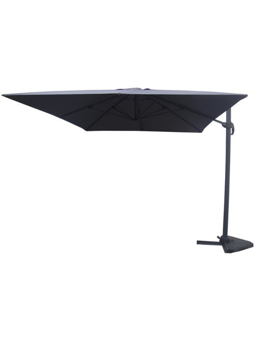 CESARE Parasol terracotta déporté rectangle 3 x 4 m rotatif à 360 - Kiabi