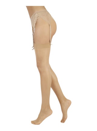 Cette - Bas en lycra pour porte-jarretelles Cristal 20 deniers