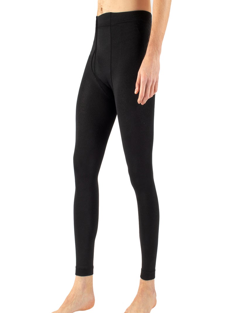 Cette - Legging thermique pour homme intérieur en polaire Noir - Kiabi