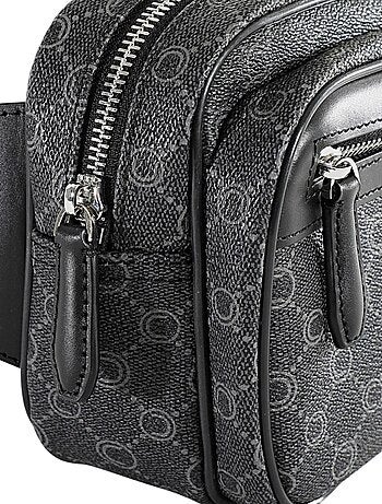 Chabrand Body-Bag Toile Enduite Cuir