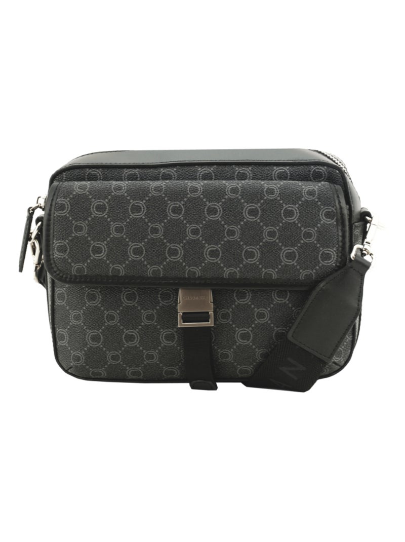 Chabrand Mini-sacoche Toile Enduite Cuir Noir - Kiabi