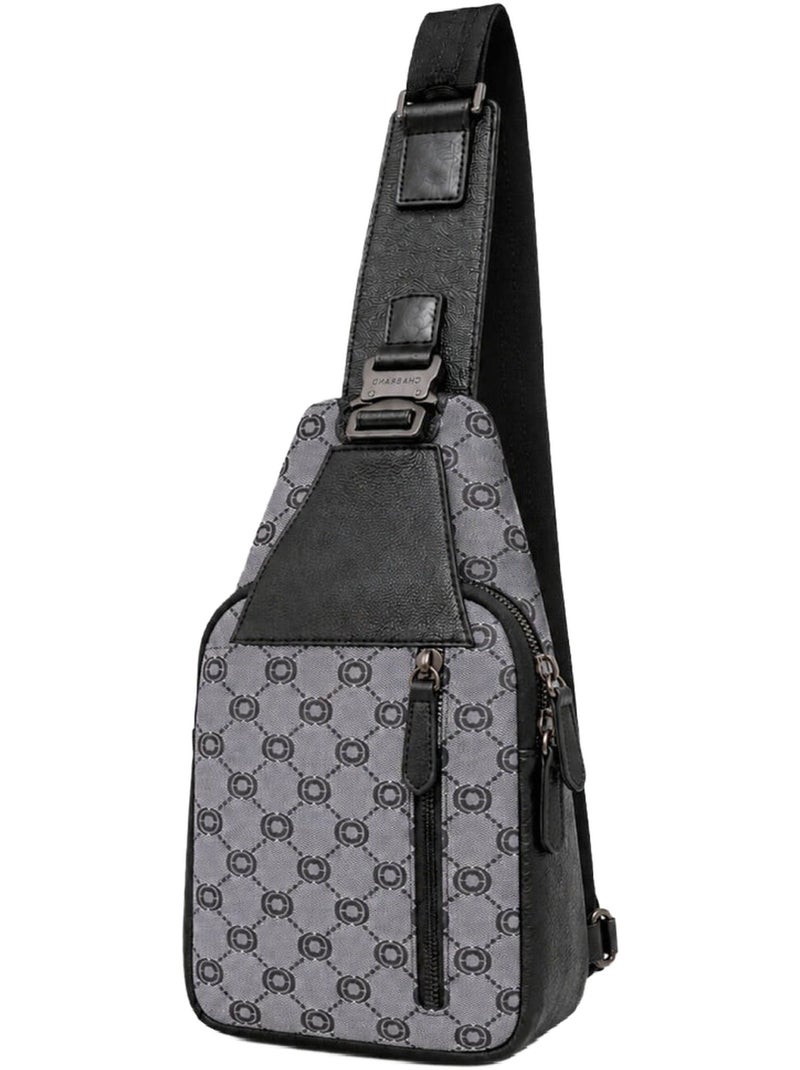 Chabrand Sac Body Icone Toile Gris - Kiabi