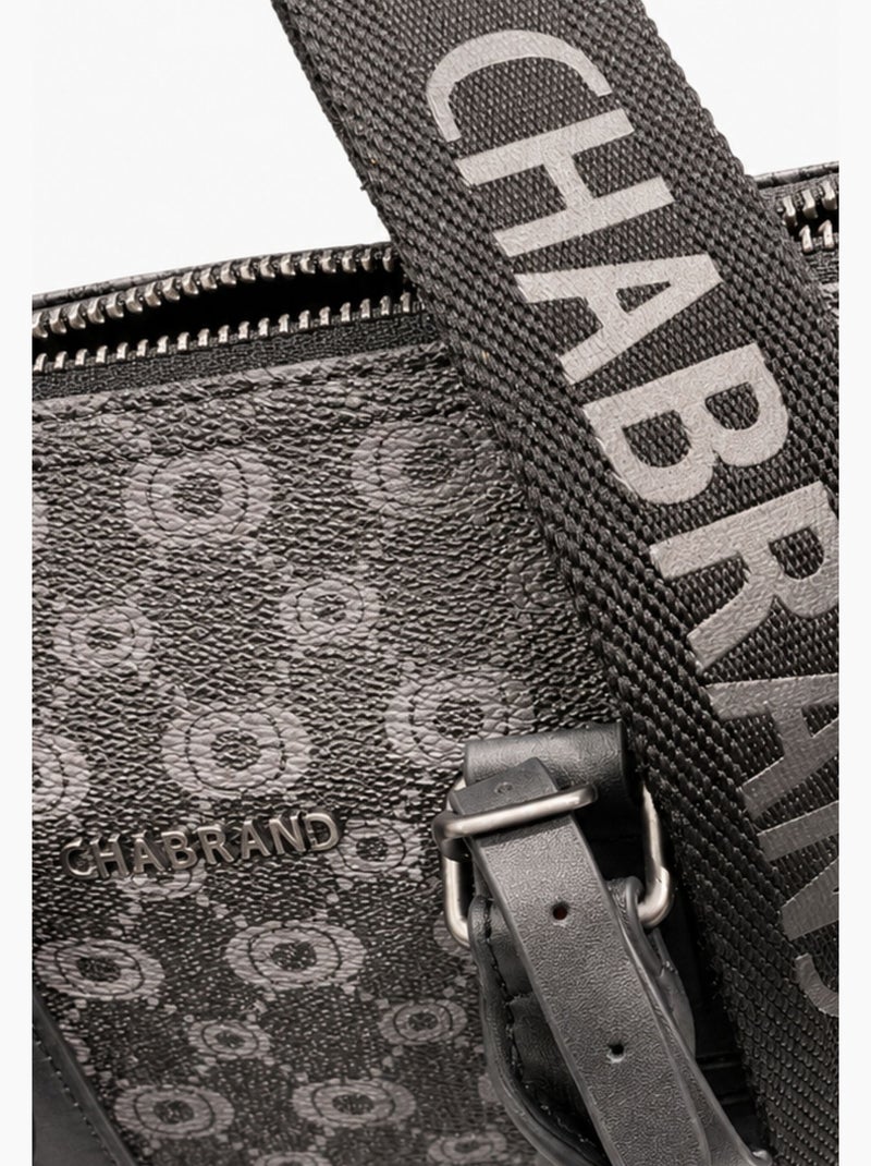 Chabrand Sacoche Icone Toile enduite Noir - Kiabi