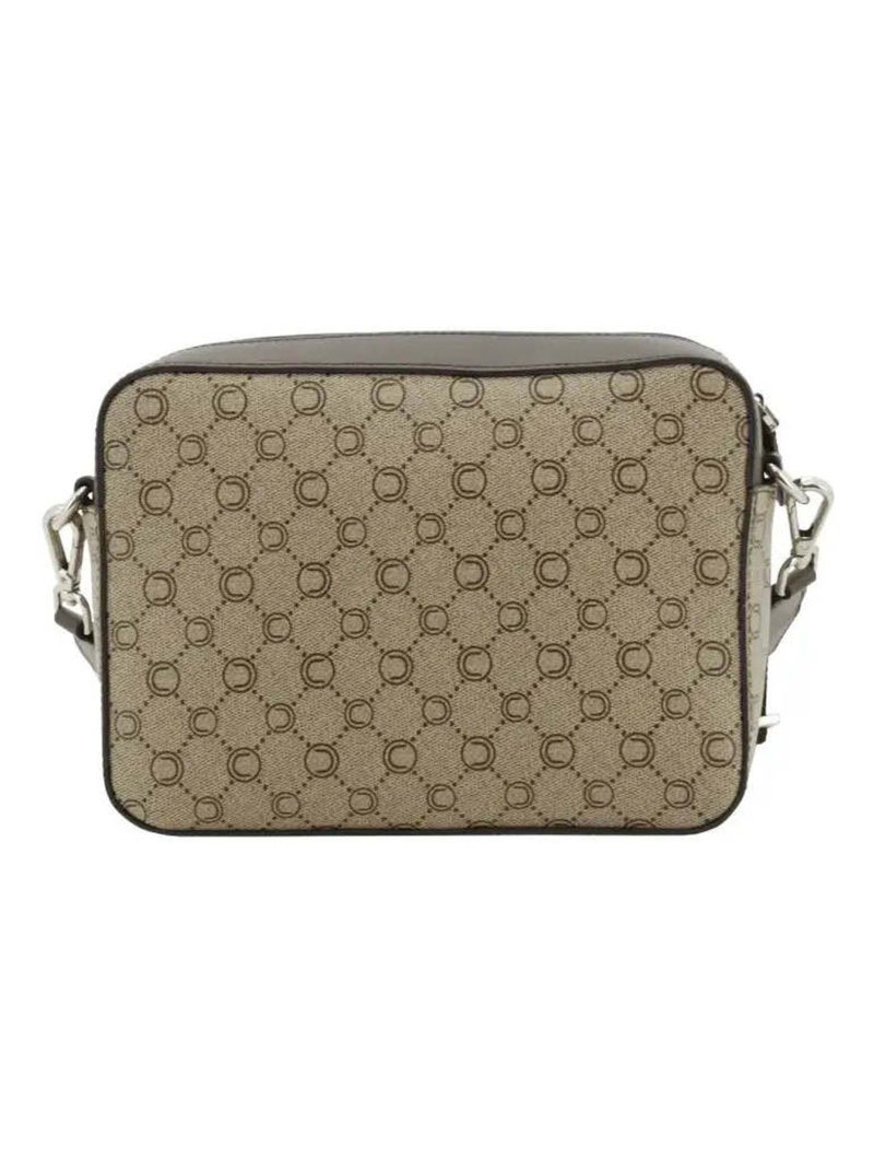 Chabrand Sacoche Toile Enduite Cuir Marron - Kiabi