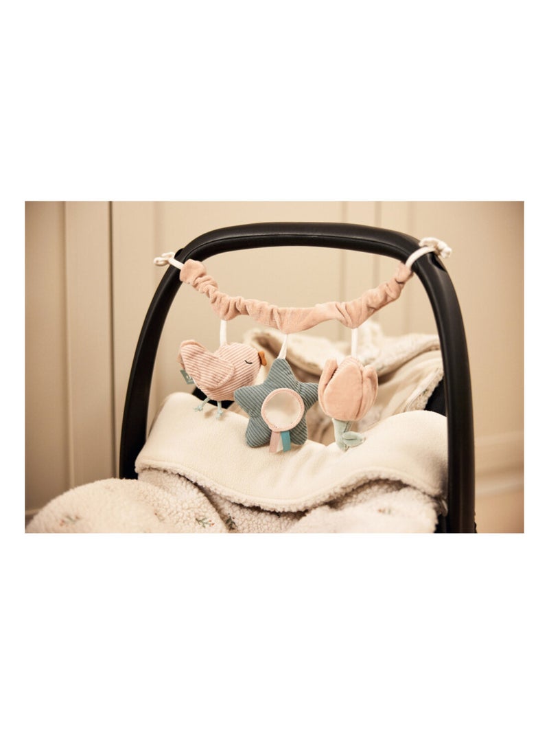 Chaine d'activités pour poussette Jollein Rose - Kiabi