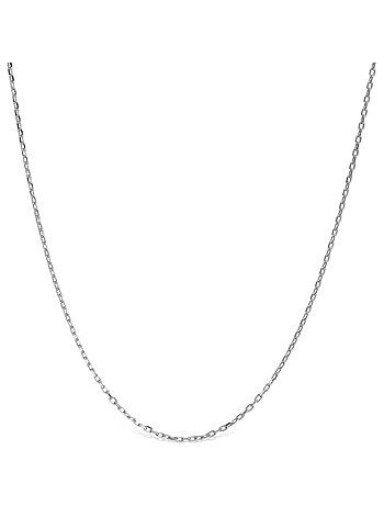 Chaîne en argent sterling 925 avec finition plaquée rhodium
