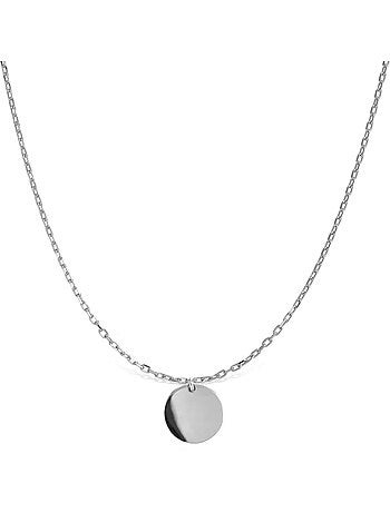 Chaîne en argent sterling 925 Luxenter mi sol avec finition rhodiée