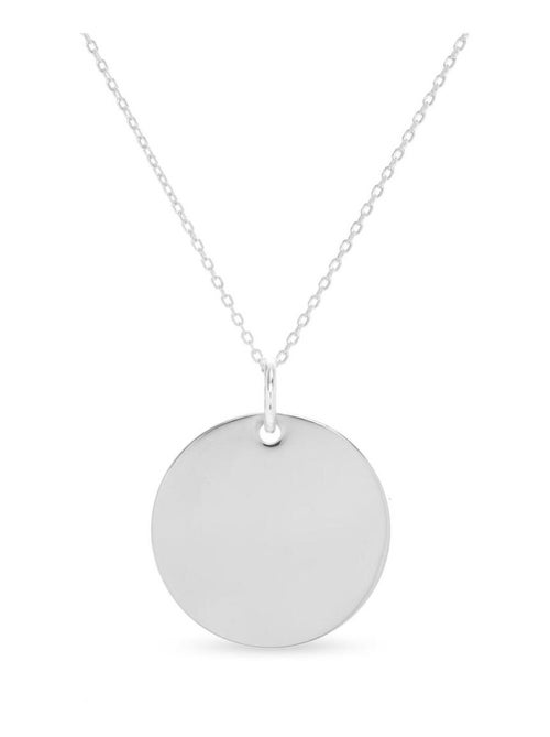Chaîne Luxenter en argent de 40 cm et médaille de 22 mm - Kiabi