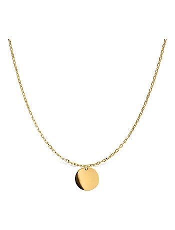 Chaîne Luxenter mi sol en argent 925 avec finition plaquée or jaune 18 carats