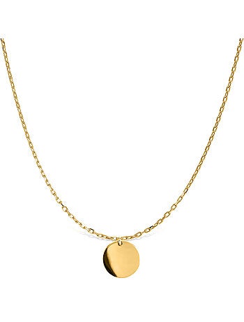 Chaîne Luxenter mi sol en argent 925 avec finition plaquée or jaune 18k