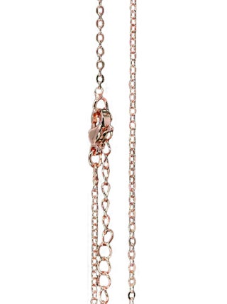 Chaîne plaquée or rose - Maille 1mm