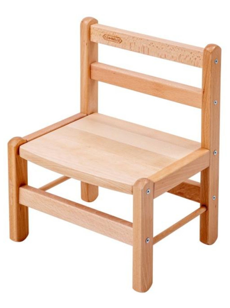 Chaise basse Louise Vernis Naturel Rose - Kiabi