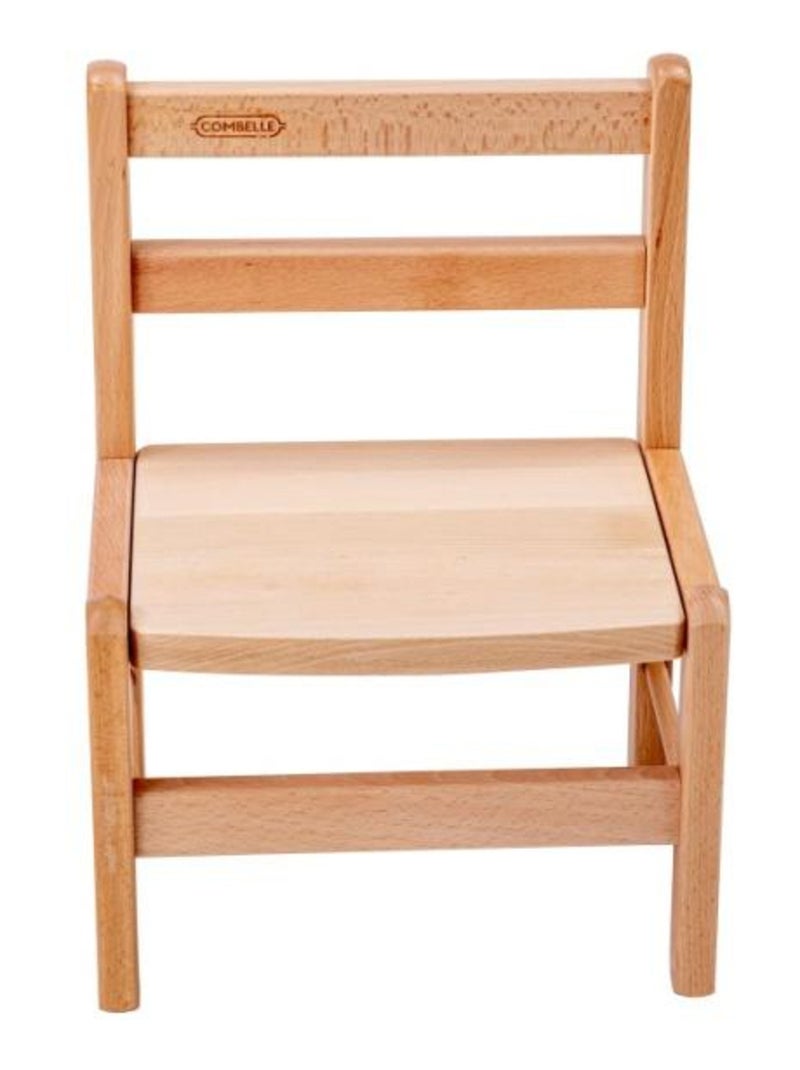 Chaise basse Louise Vernis Naturel Rose - Kiabi