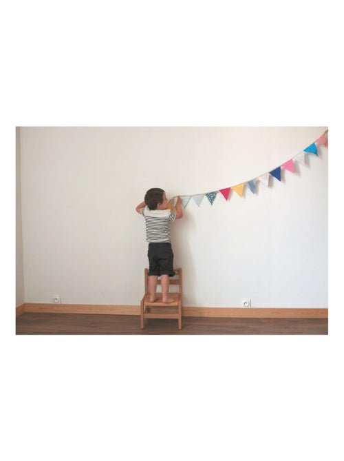 Chaise basse Louise Vernis Naturel - Kiabi