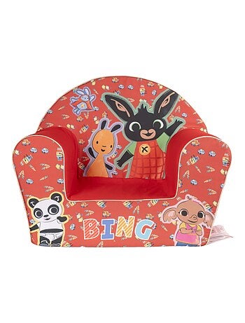 Chaise Bing Rouge- idéal pour la chambre et les espaces de jeux