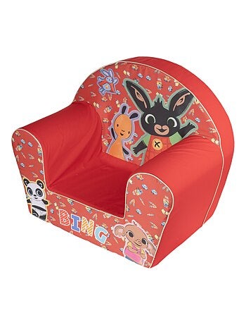 Chaise Bing Rouge- idéal pour la chambre et les espaces de jeux