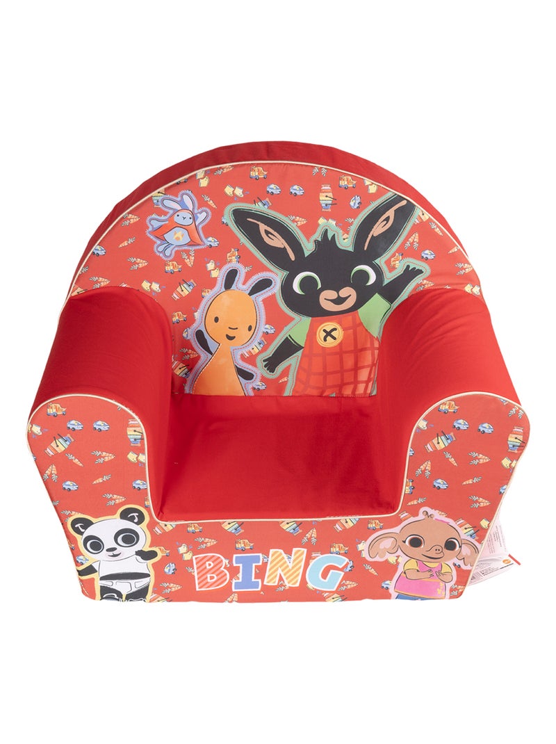 Chaise Bing Rouge- idéal pour la chambre et les espaces de jeux Rouge - Kiabi