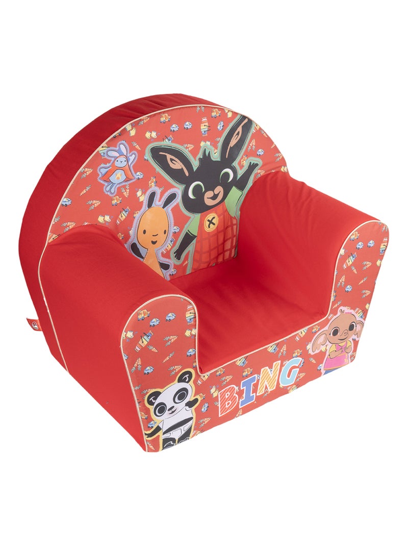 Chaise Bing Rouge- idéal pour la chambre et les espaces de jeux Rouge - Kiabi