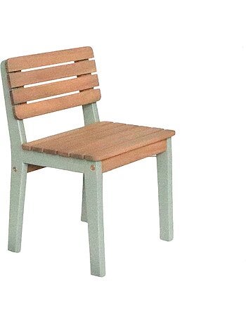 Chaise bois pour enfant intérieur/extérieur, salon de jardin enfant bois Caroline