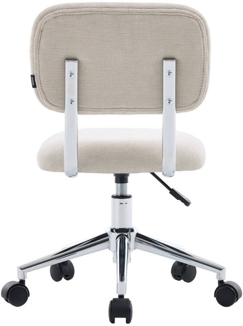 Chaise de bureau enfant à roulettes ajustable tissu chenille Amory kid - Kiabi Chaise de bureau enfant à roulettes ajustable tissu chenille Amory kid - Kiabi