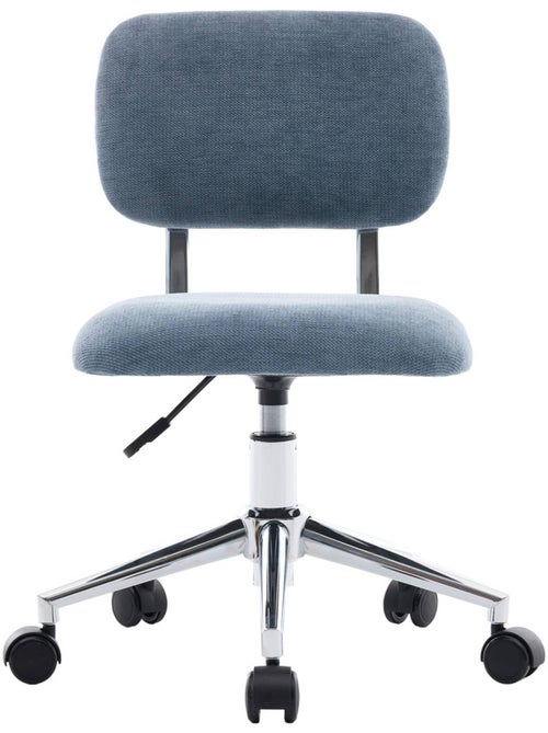 Chaise de bureau enfant à roulettes ajustable tissu chenille Amory kid - Kiabi Chaise de bureau enfant à roulettes ajustable tissu chenille Amory kid - Kiabi