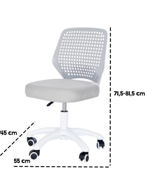 Chaise de bureau pour enfant Smart Grow I - Kiabi Chaise de bureau pour enfant Smart Grow I - Kiabi