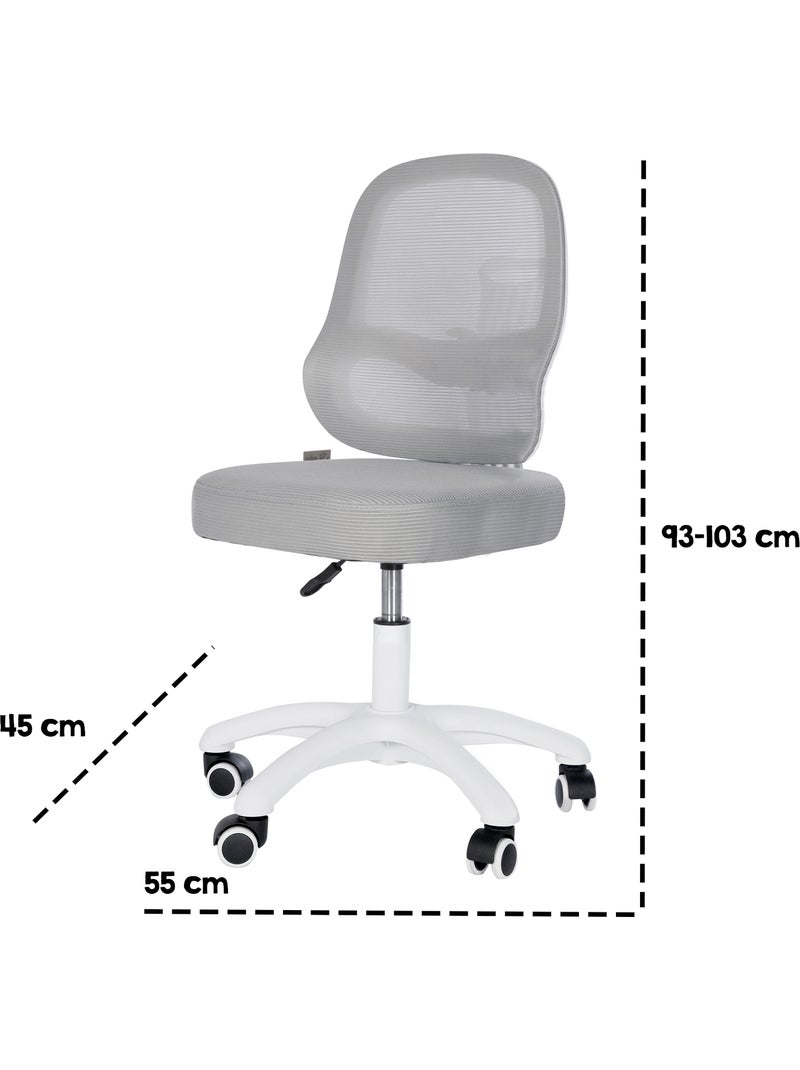 Chaise de bureau pour enfant Smart Grow II Blanc - Kiabi