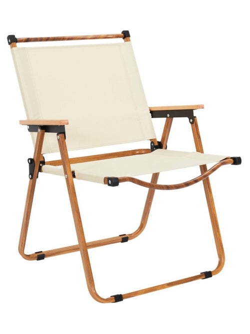 Chaise de camping MARIPOSA beige - Kiabi