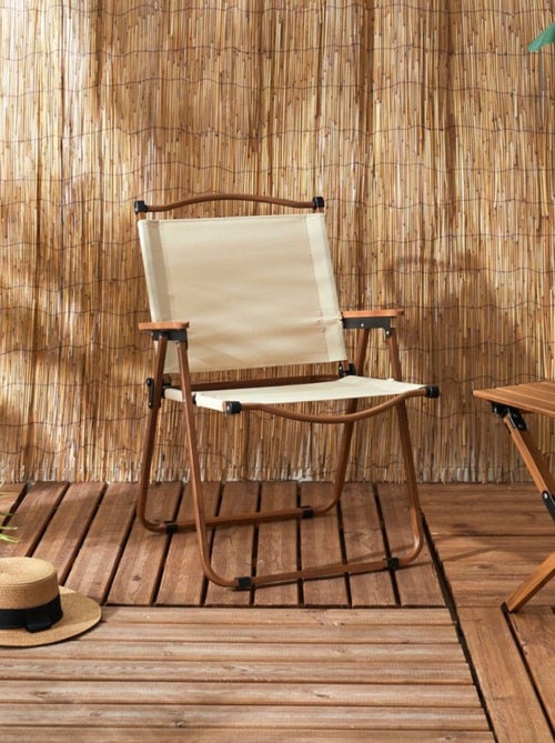 Chaise de camping MARIPOSA beige - Kiabi