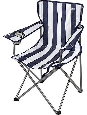 Chaise de camping pliante avec porte-gobelet aktive