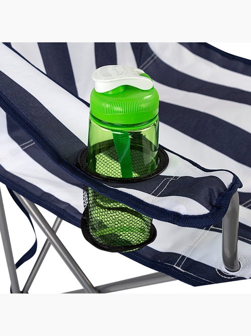 Chaise de camping pliante avec porte-gobelet aktive - Kiabi