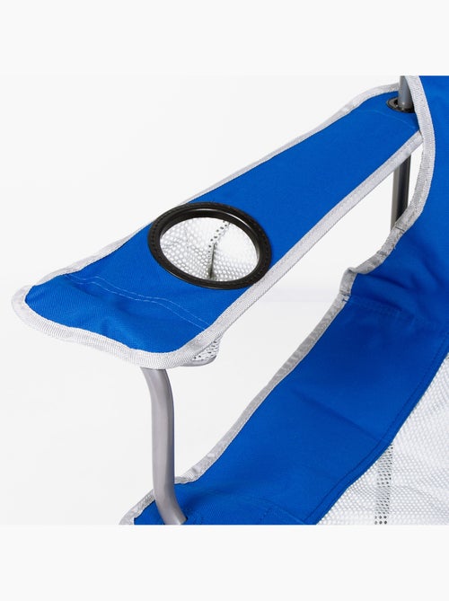 Chaise de camping pliante avec porte-gobelet et dossier respirant aktive - Kiabi Chaise de camping pliante avec porte-gobelet et dossier respirant aktive - Kiabi