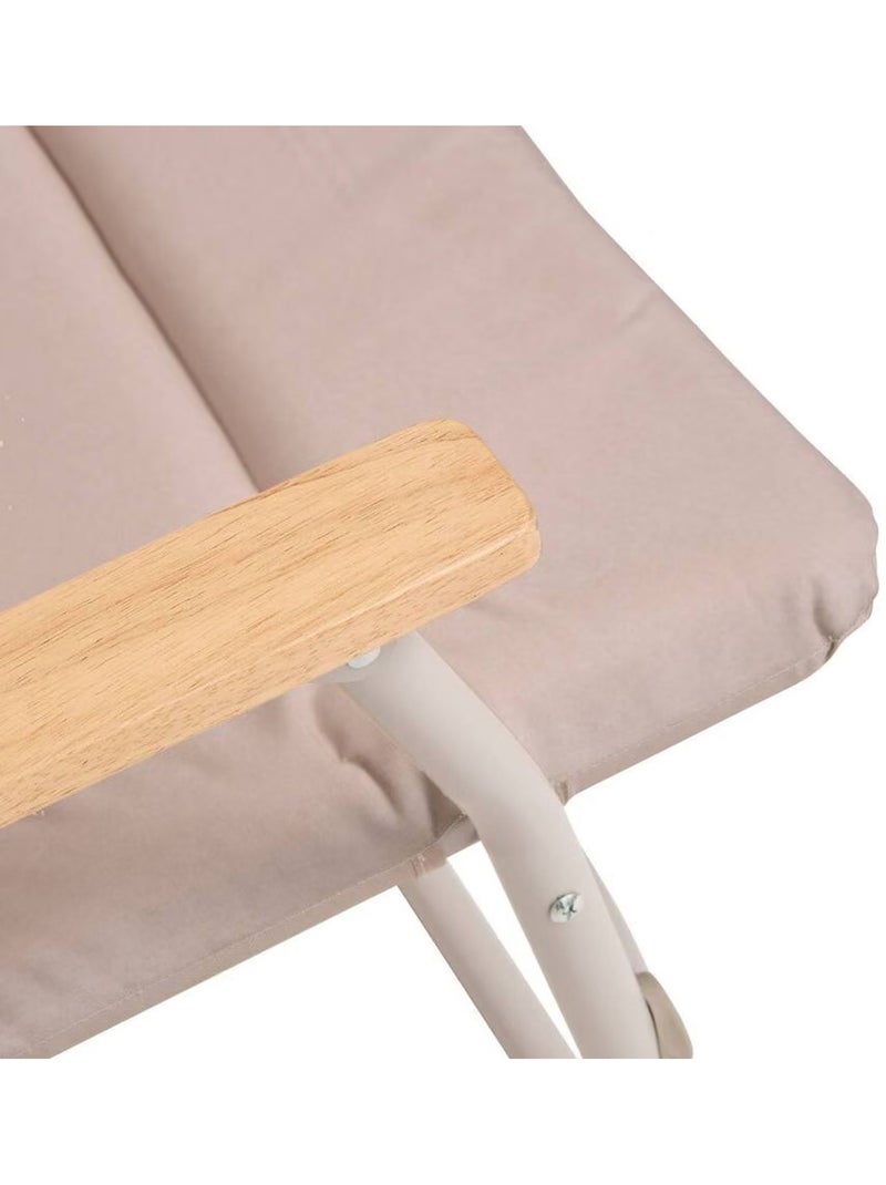 Chaise de camping pliante Beige - Kiabi