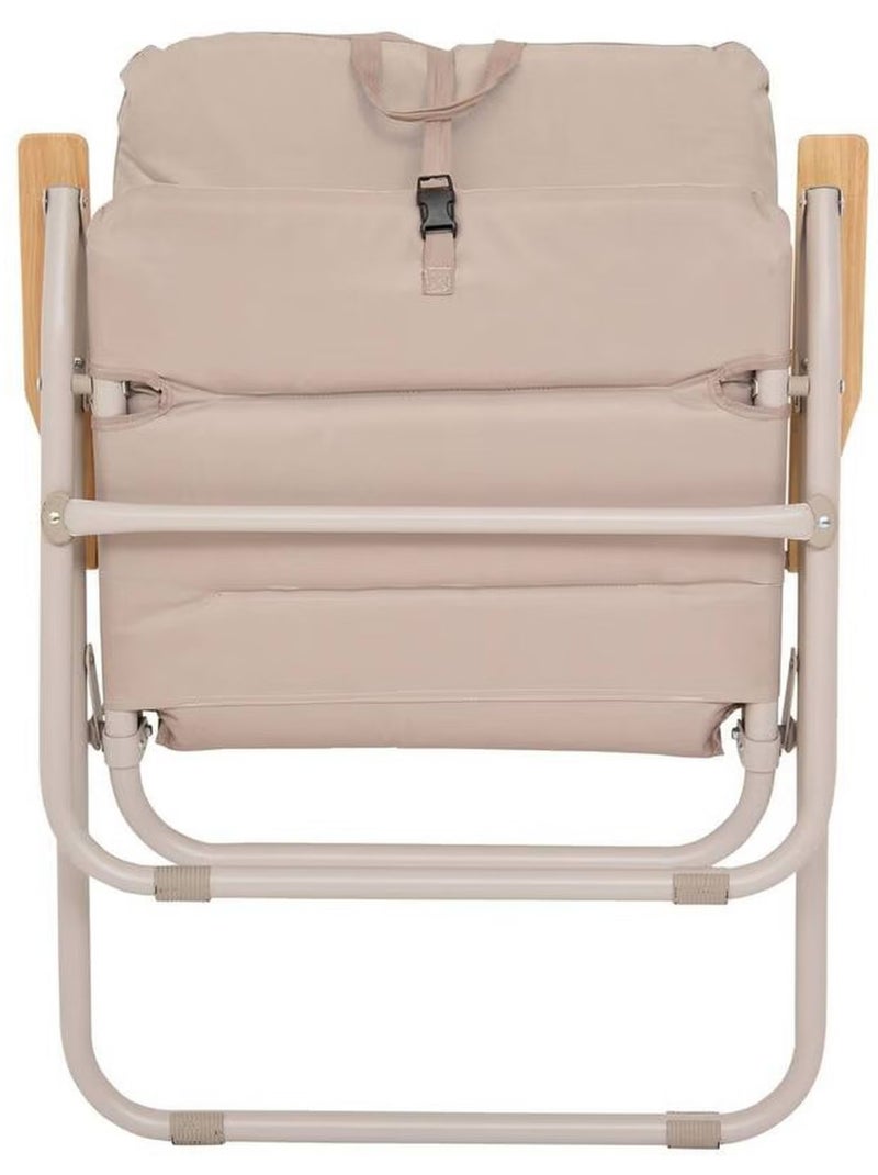 Chaise de camping pliante Beige - Kiabi