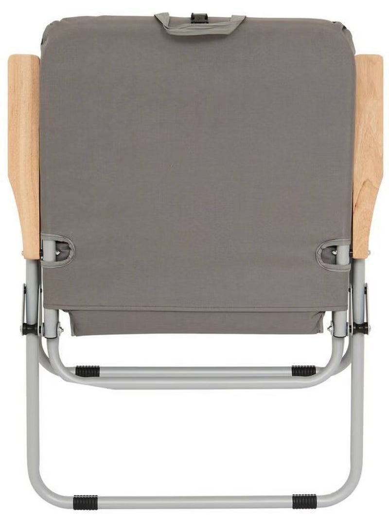 Chaise de camping pliante Gris - Kiabi