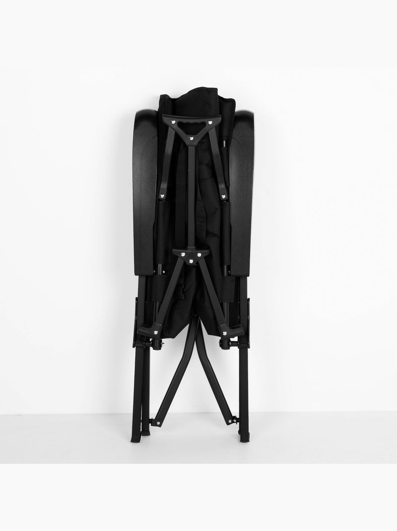 Chaise de camping pliante rembourrée et inclinable 5 positions aktive Noir - Kiabi