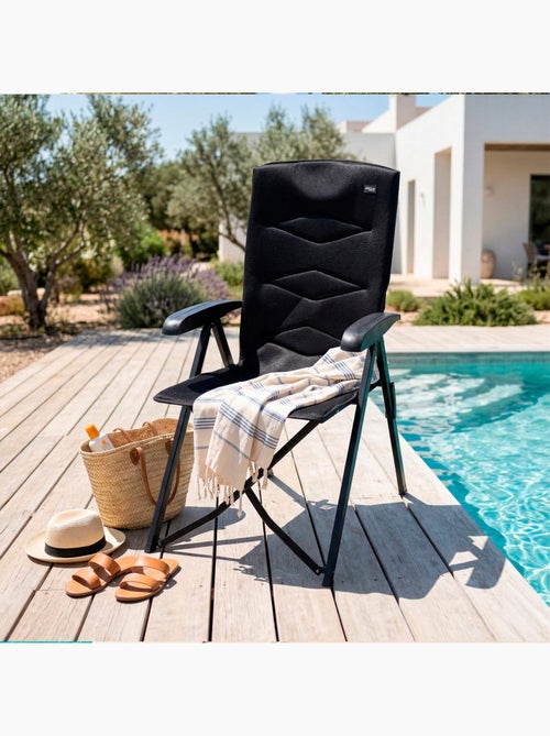 Chaise de camping pliante rembourrée et inclinable 5 positions aktive - Kiabi