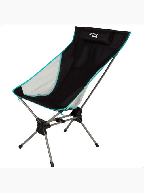 Chaise de camping pliante ultra-compacte avec coussin aktive - Kiabi