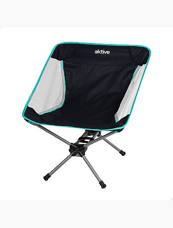 Chaise de camping pliante ultra-compacte avec sac de transport aktive