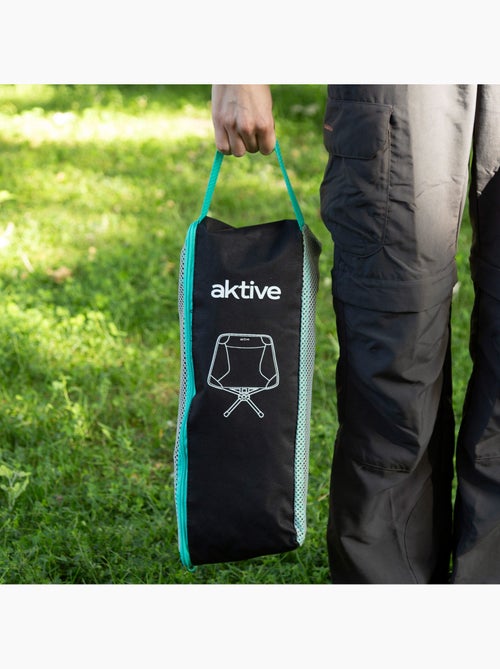 Chaise de camping pliante ultra-compacte avec sac de transport aktive - Kiabi