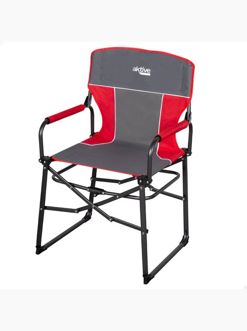 Chaise de directeur de camping pliante avec pliage compact aktive - Kiabi