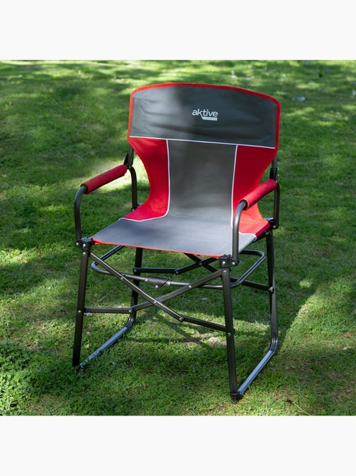 Chaise de directeur de camping pliante avec pliage compact aktive - Kiabi