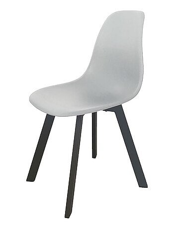 Chaise de jardin design scandinave avec pieds en aluminium IBIS
