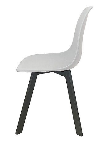 Chaise de jardin design scandinave avec pieds en aluminium IBIS