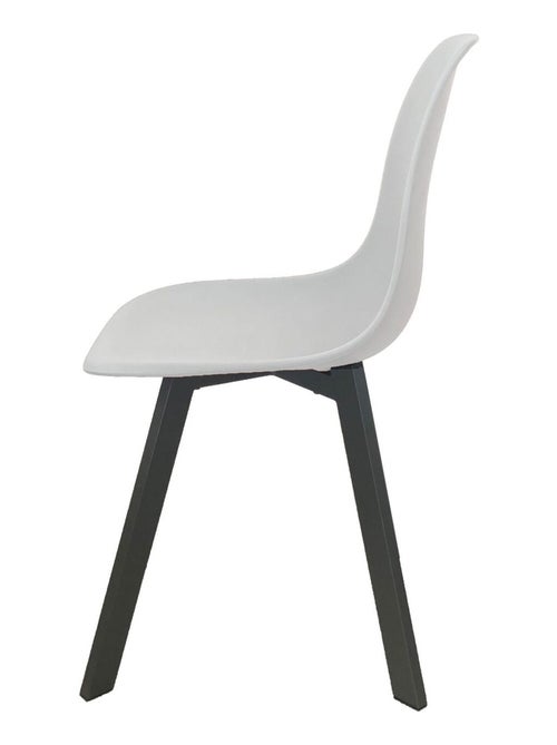 Chaise de jardin design scandinave avec pieds en aluminium IBIS - Kiabi